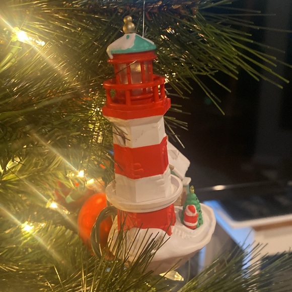 1997 Hallmark flashing light Lighthouse Greetings #1 magic collectors series - Picture 9 of 9